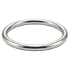 Plain Wire Bangle Bracelet in Sterling Silver