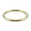 Plain Wire Bangle Bracelet in 18K Gold
