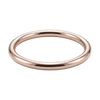Plain Wire Bangle Bracelet in 18K Gold