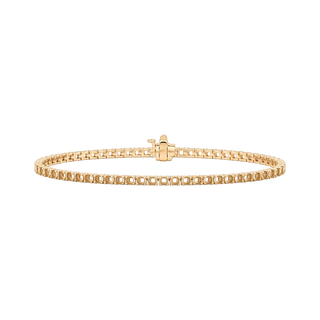 4 Prong Round Tennis Bracelet Mounting in 14K Gold (.05 ct / 2.5 mm)