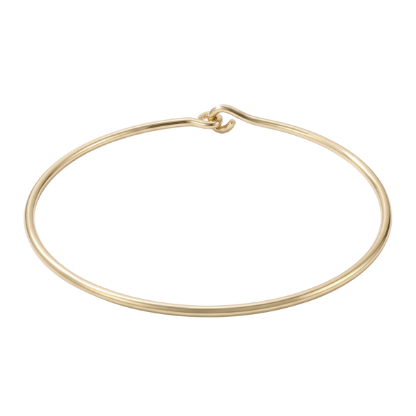 Plain Wire Choker in 14K Gold