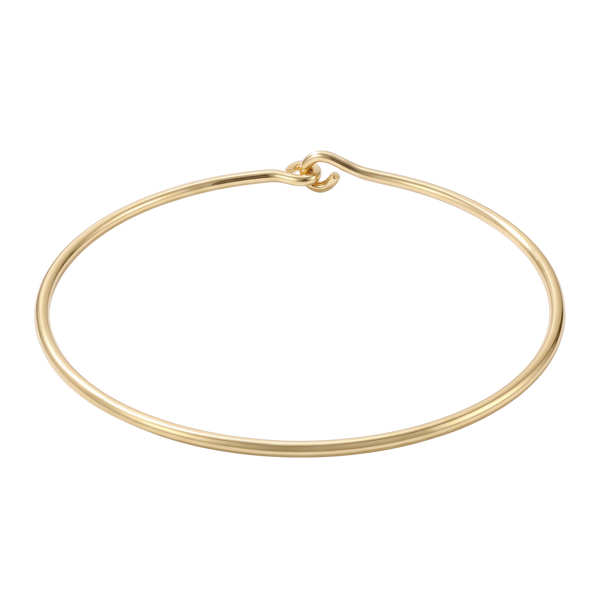 Plain Wire Choker in 10K Gold