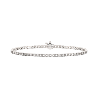 4 Prong Round Tennis Bracelet Mounting in Platinum (.05 ct / 2.5 mm)