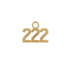 Basic Angel Numbers in 14K Gold (4.7mm) (Semi-Polished)