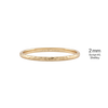 14K Yellow Gold Domed Wedding Bands with Optional Engraving  (2.0 mm)