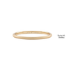 14K Yellow Gold Domed Wedding Bands with Optional Engraving  (2.0 mm)