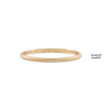 14K Yellow Gold Domed Wedding Bands with Optional Engraving  (2.0 mm)