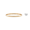 14K Yellow Gold Domed Wedding Bands with Optional Engraving  (2.0 mm)