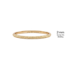 14K Yellow Gold Domed Wedding Bands with Optional Engraving  (2.0 mm)