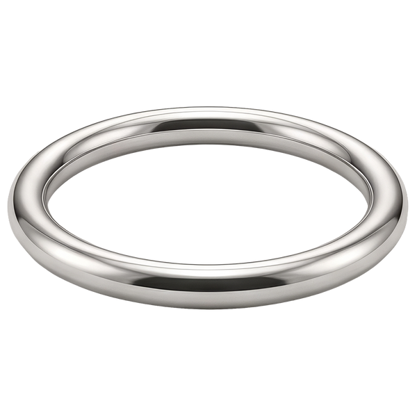 Plain Wire Bangle Bracelet in 14K Gold