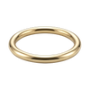 Plain Wire Bangle Bracelet in 18K Gold