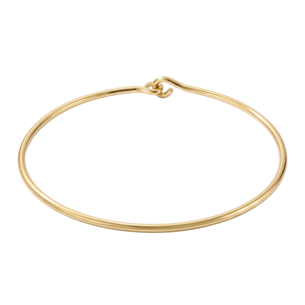 Plain Wire Choker in 18K Gold