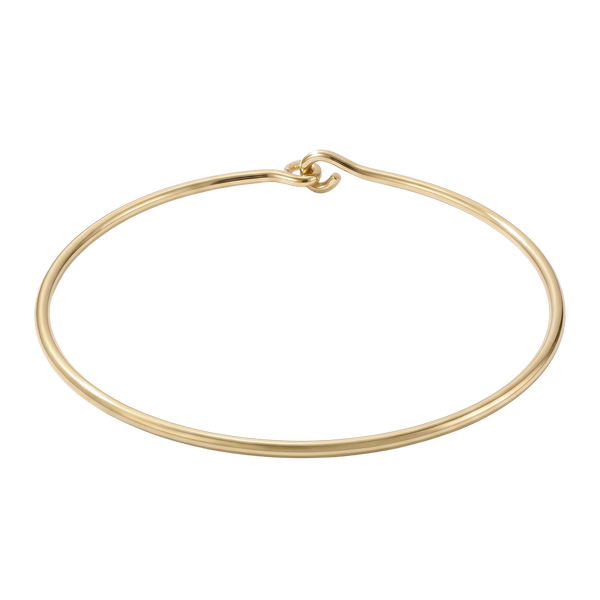 Plain Wire Choker in 14K Gold