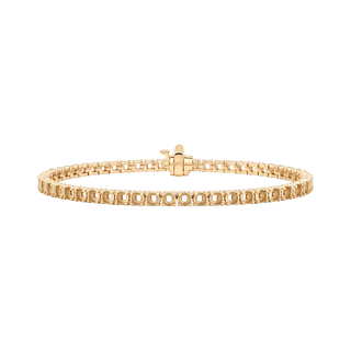 4 Prong Round Tennis Bracelet Mounting in 14K Gold (.15 ct / 3.4 mm)