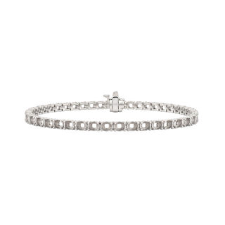 4 Prong Round Tennis Bracelet Mounting in 14K Gold (.20 ct / 3.8 mm)