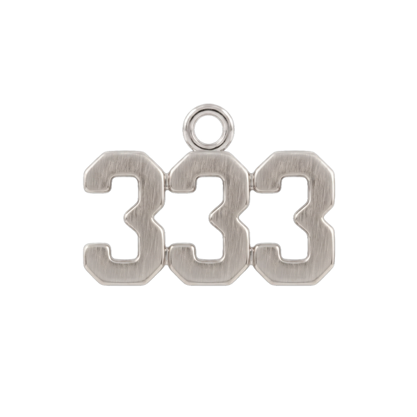 Basic Angel Numbers in 14K Gold (12.7mm) (Semi-Polished)