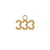 Basic Angel Numbers in 14K Gold (4.7mm) (Semi-Polished)