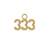 Basic Angel Numbers in 14K Gold (5.3mm) (Semi-Polished)