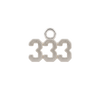 Basic Angel Numbers in Sterling Silver (5.3mm) (Semi-Polished)
