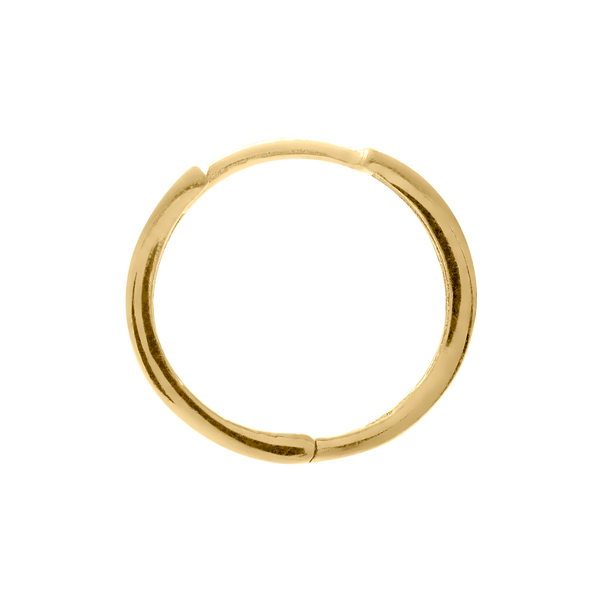 Square (Huggie) Hoop Earring in 14K Gold