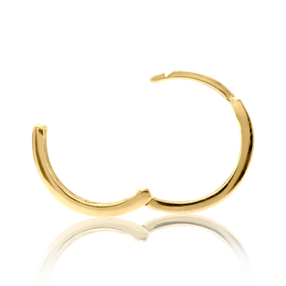 Square (Huggie) Hoop Earring in 14K Gold