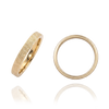 14K Yellow Gold Flat Wedding Bands (2.0 mm - 6.0 mm)