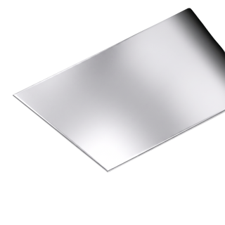 Sterling Silver Flat Medium Plate (Sheet) (4.00" width)