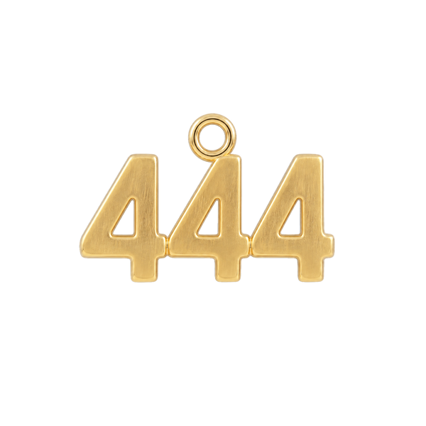 Classic Angel Number Pendants in 14K Gold (12.5 mm)