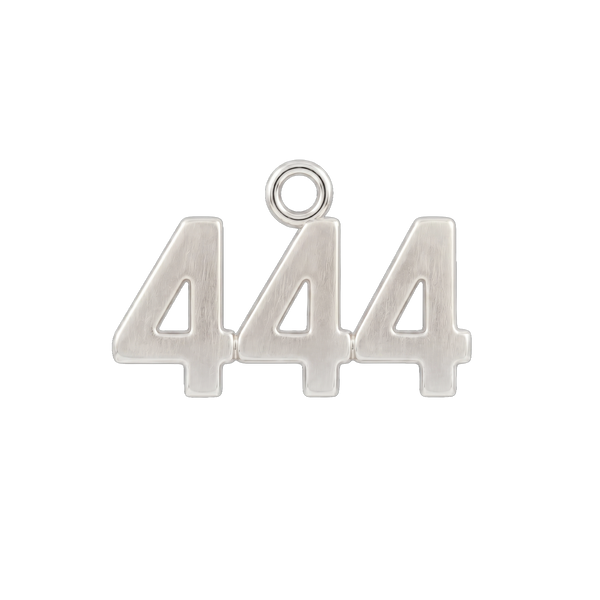 Classic Angel Number Pendants in Sterling Silver (12.5 mm)