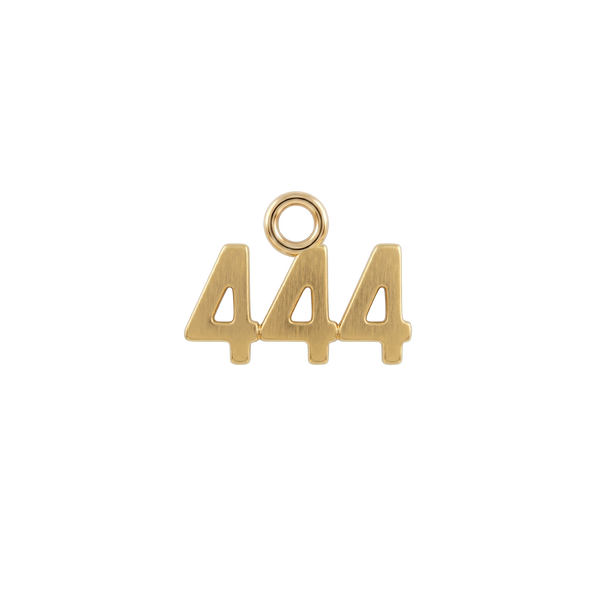 Basic Angel Numbers in 14K Gold (4.7mm) (Semi-Polished)