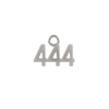 Basic Angel Numbers in Sterling Silver (4.7mm) (Semi-Polished)