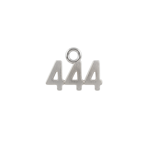 Basic Angel Numbers in Sterling Silver (4.7mm) (Semi-Polished)