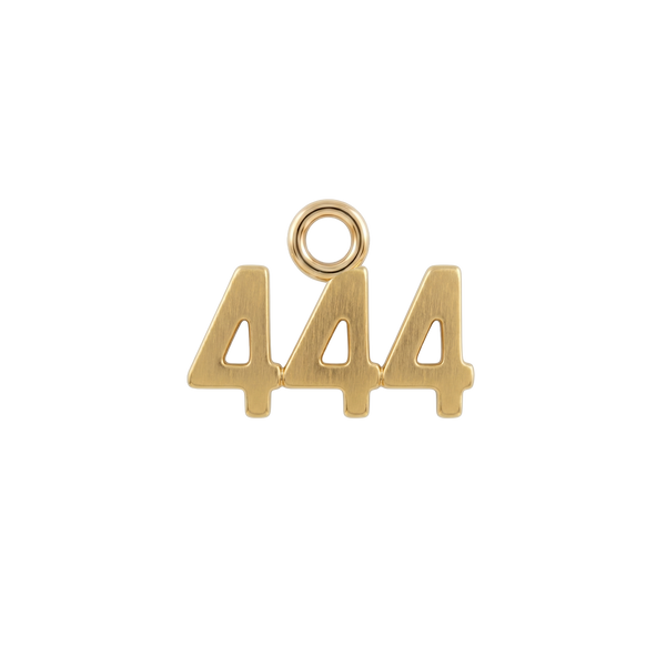 Basic Angel Numbers in 14K Gold (5.3mm) (Semi-Polished)