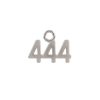 Basic Angel Numbers in Sterling Silver (5.3mm) (Semi-Polished)