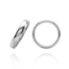 14K White Gold Domed Wedding Bands (2.0 mm - 6.0 mm)