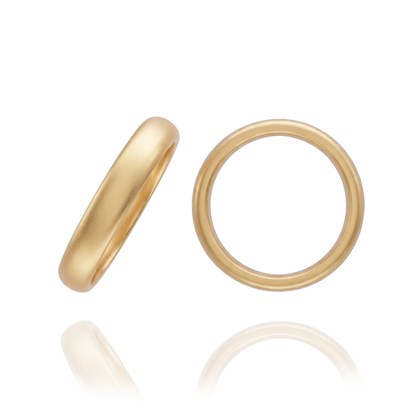 14K Yellow Gold Comfort Fit Wedding Bands (2.0 mm - 4.0 mm)