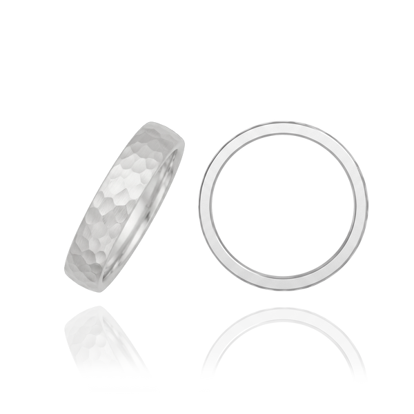Sterling Silver Flat Wedding Bands (2.0 mm - 8.0 mm)