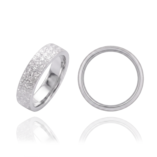 Sterling Silver Flat Wedding Bands (2.0 mm - 8.0 mm)