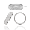 Sterling Silver Comfort Fit Wedding Bands with Optional Engraving  (5.0 mm)