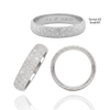 Sterling Silver Comfort Fit Wedding Bands with Optional Engraving  (5.0 mm)