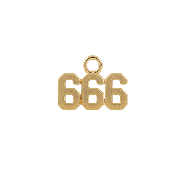 Basic Angel Numbers in 14K Gold (4.7mm) (Semi-Polished)