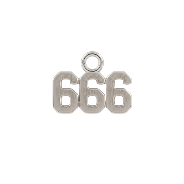 Basic Angel Numbers in Sterling Silver (5.3mm) (Semi-Polished)
