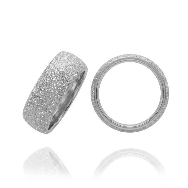 Sterling Silver Comfort Fit Wedding Bands with Optional Engraving  (6.0 mm)