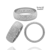 Sterling Silver Comfort Fit Wedding Bands with Optional Engraving  (6.0 mm)