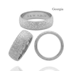 Sterling Silver Comfort Fit Wedding Bands with Optional Engraving  (6.0 mm)