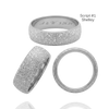 Sterling Silver Comfort Fit Wedding Bands with Optional Engraving  (6.0 mm)