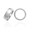 Sterling Silver Comfort Fit Wedding Bands (2.0 mm - 8.0 mm)