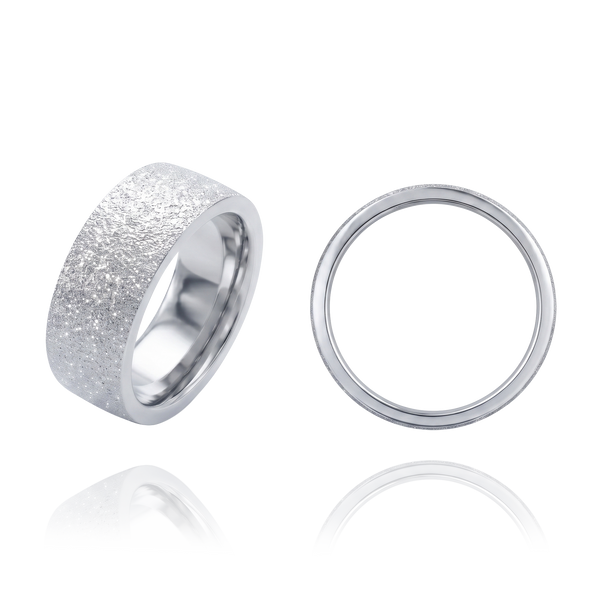 Sterling Silver Flat Wedding Bands (2.0 mm - 8.0 mm)
