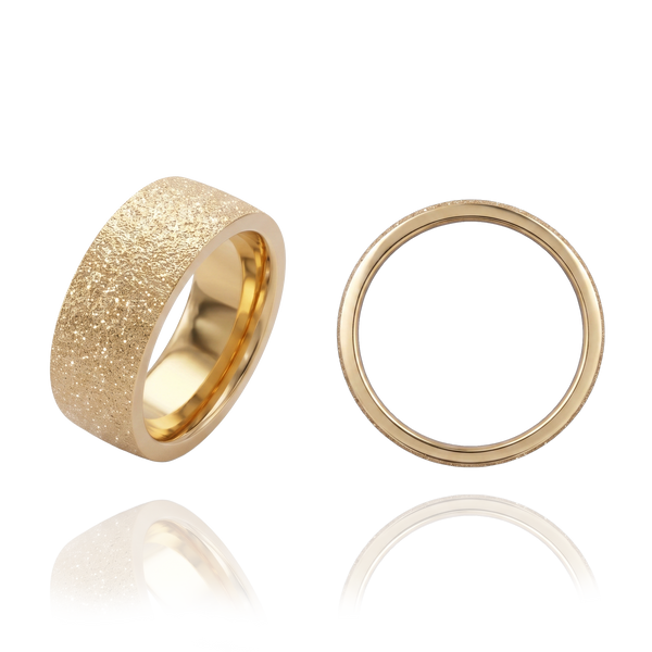 14K Yellow Gold Flat Wedding Bands (2.0 mm - 6.0 mm)
