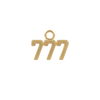 Basic Angel Numbers in 14K Gold (4.7mm) (Semi-Polished)